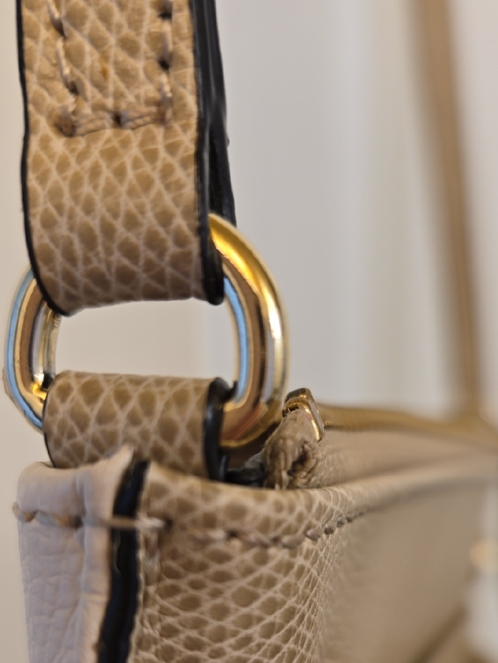 Calvin Klein Two-Tone Cream & Taupe Crossbody Bag - Picture 5 of 9